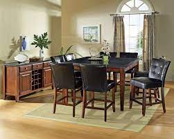 Steve Silver Mg5454 Bello Granite 5pc Gathering Table Set Counter Height Dining Table Counter Height Dining Sets Dining Table In Kitchen
