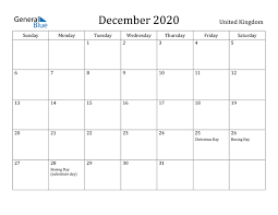 Free Printable Calendar In Pdf Word And Excel United Kingdom In 2020 Printable Calendar Free Printable Calendar 2021 Calendar