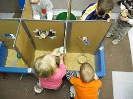 Sand And Water Tables Cardboard Dividers Sand And Water Table Sand And Water Sand Table