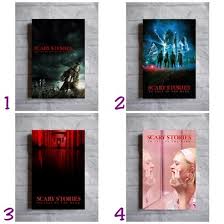 @harperchildrens's original scary stories books featuring cover art from the movie is now available! Scary Stories To Tell In The Dark Movie Poster Wall Decoration Of Wooden Display Rooms Shopee Philippines