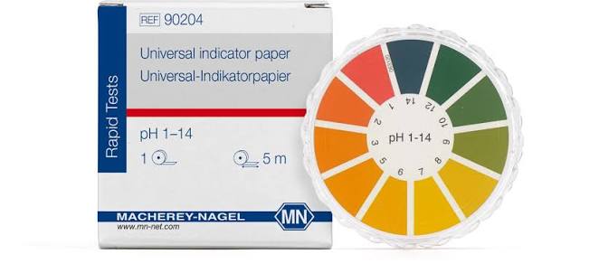 Universal-Indikatorpapier pH 1–14, Rolle, MN