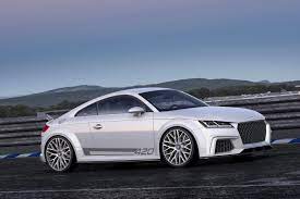 New Audi Tt Coupe Mans Up With 414hp Quattro Sport Concept Carscoops Audi Tt Audi Tt Sport Audi