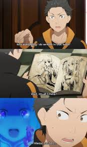 Wait It S All Re Zero Goodanimemes Anime Funny Funny Anime Pics Anime Memes