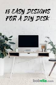 14 custom made corner pc desk. Diy Desk 15 Easy Ways To Build Your Own Bob Vila