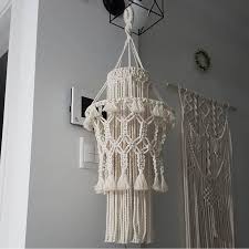 All manufacturing processes are 100% hand made. Nordic Bohemian Hand Woven Charm Home Decoration Chandelier Shade Cover Buy From 69 On Joom E Commerce Platform
