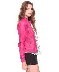 Leather Pu 2082259053 Pink Leather Jacket Leather Jacket Leather Outfit