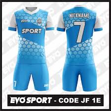 Biru hanya sebagai warna favorit namun. Desain Baju Futsal Keren 30 Evo Sport