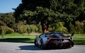What kind of car has 3840x2160 resolution? Wallpaper Nature Rear View Lamborghini Aventador Sports Car Performance Car Veneno Wheel Supercar Land Vehicle Automotive Design Automobile Make 2048x1283 Wallup 585696 Hd Wallpapers Wallhere