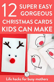 Maybe you would like to learn more about one of these? 12 Easy Homemade Christmas Card Ideas For Kids Mums Make Lists