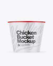 Download Matte Bucket With Chicken Mockup In Bucket Pail Mockups On Yellow Images Object Mockups PSD Mockup Templates