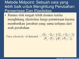 E = {(nm/nc) * (nc/on) = nm / on = 3 (bandingkan dengan elastisitas titik tengah antara b dan d) 8 px qx 7 6 5 2.000 8.000 0 n m b c d. Elastisitas Dan Aplikasinya Ppt Download