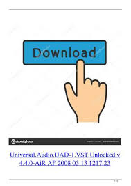 Universal Audio Uad 1 Vst Unlocked V4 4 0 Air Af 2008 03 13