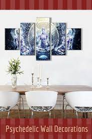 Captivating Unique And Funky Psychedelic Wall Art Home Wall Art Decor Buddha Home Decor Home Decor Wall Art Decor