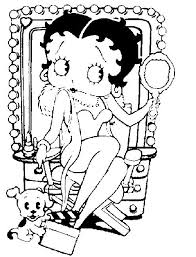 Betty boop dates back to april 9, 1930. Betty Boop Coloring Pages Hello Kitty Coloring