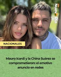 🔻 El jugador de fútbol y la actriz dieron un importante paso en su  relación y decidieron anunciarlo durante su paseo por Miami. 🔗 Link a la  nota:  https://www.eldiarionuevodia.com.ar/espectaculos/mauro-icardi-y-la-china-suarez-se-comprometieron-el  ...