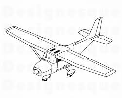 Sea Plane Outline Svg Airplane Svg Sea Plane Clipart Sea Etsy Airplane Outline Clip Art Svg