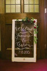 20 Diy Wedding Decoration Ideas With Vintage Windows Emmalovesweddings Wedding Signs Diy Wedding Wedding Welcome Signs