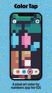 Color Tap Color By Numbers App For Ios Video Color By Numbers App Pixel Art