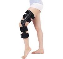 Amazon.com: Hinged Adjustable Knee ROM Brace Patella Brace ...