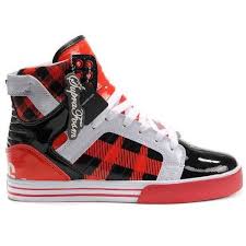 Black And Red High Tops Supra High Top Unisex Shoes White Red Black Liked On Polyvore Featuring Shoes White Shoes Black Hi Tops Red H Supra Shoes Top Women Shoes Womens Sneakers