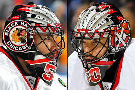Stephane bergeron of griff airbrush has finished an updated version of corey crawford's chicago blackhawks mask, one we have always liked for it's bold simplicity from a distance and its layered detail when seen up close. Nhl Goalie Masks By Team 2016 Goalie Mask Goalie Nhl