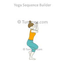 This pose is an excellent resting pose, to give body sensations of deep relaxation and peace. Eagle Pose Garudasana Steps Tummee Com