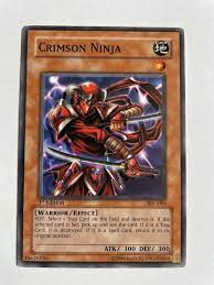 Yu-gi-oh Invasion Of Chaos: IOC-006 Crimson Ninja 1st Edition MINT  UNPLAYED! | eBay