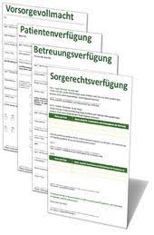 Lebenswille Vorsorgekrafte Und Mehr Patientenverfugung Vorsorge Vollmacht