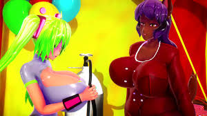 Imiku Imbapovi and Suki are doing body inflation fun | Iwara