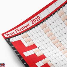 Creative Planner Head 2019 Year Planner Wall Chart Calendar