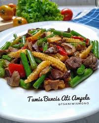 Biasanya sambal goreng kentang dikreasikan dengan berbagai bahan lainnya, seperti ati ampela, udang, telur puyuh, teri dan banyak lagi. Tumis Buncis Ati Ampela By Tsaniwismono Resep Aneka Jajan Pasar