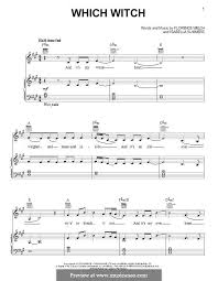 Bird Song Florence And The Machine Chords Which Witch Florence And The Machine By F Welch I Summers On Musicaneo