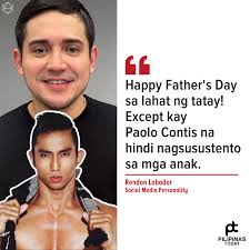 Trending ulit ang naging pagbati ng social media personality na si Rendon  Labador sa kaniyang Facebook post noong Linggo, Hunyo 18, 2023 kasabay ng  pagdiriwang ng 'Father's Day.' May exception umano ang
