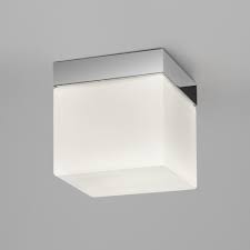 Ceiling light fixtures as a general light source. 1292002 7095 Sabina Bathroom Square Ceiling Light