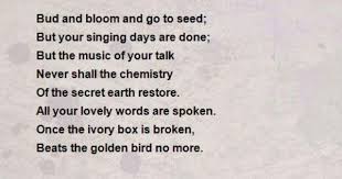 Elegy Poem By Edna St Vincent Millay Poem Hunter Elegy Poem Poems Elegy