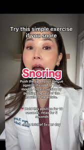 Myofunctional Exercises for Snoring Relief