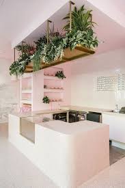 We Know You Ll Love This Cute Pink Cafe So Matcha Too Take The Tour Salon Interior Design Cafe Interior Design Modern Cafe