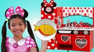 Check out our kids kitchen sets selection for the very best in unique or custom, handmade pieces from our pretend play shops. Emma Pretend Play With Minnie Mouse Costume Kitchen Food Truck Toys Youtube