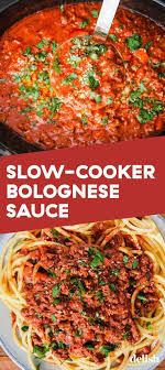 Slow Cooker Bolognese Sauce Will Make Every Boring Plate Of Noodles 10x Better Get T Slow Cooker Bolognese Sauce Slow Cooker Bolognese Slow Cooker Pasta Sauce