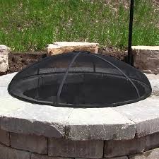 Find the best selection of fire pit covers in a variety of different shapes, sizes, and material. Buy Sunnydaze Outdoor Fire Pit Spark Screen Cover Round Heavy Duty Steel Mesh Lid 36 Inch Online In Qatar 872044030