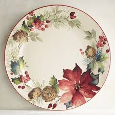 Berry Christmas Poinsettia Dinner Plate Pier 1 Imports Christmas Paintings Christmas China Christmas Dinnerware