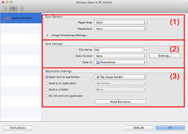 The software that performs the setup for printing in the network connection. Canon Knowledge Base Ij Scan Utility Save To Pc Auto Settings Mac