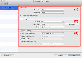 The canon ij scanning utility scans precise colors, sharpens details and captures the texture of multimedia assets. Canon Knowledge Base Ij Scan Utility Save To Pc Auto Settings Mac