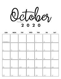 Cute Free Printable October 2021 Calendar Saturdaygift In 2020 October Calendar Calendar Printables Calendar Design
