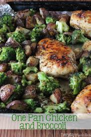 One Pan Chicken And Broccoli Recipe Broccoli Recipes One Pan Chicken Pan Chicken