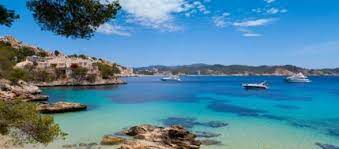 4 words related to balearic islands: Balearen Urlaub Gunstig Buchen Rewe Reisen