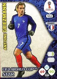 Antoine griezmann was born on march 21, 1991 in france. Antoine Griezmann France Russia 2018 Fifa World Cup Adrenalyn Xl Card 482