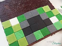 Minecraft Torte Selbst Backen Einfach Stephie Minecraft Kuchen Minecraft Torte Minecraft Geburtstag