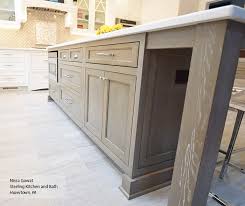 I am not a pro. White Inset Cabinets With A Gray Kitchen Island Masterbrand