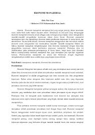 Maybe you would like to learn more about one of these? Contoh Soal Ekonomi Manajerial Dan Penyelesaiannya Uas Contoh Soal Terbaru